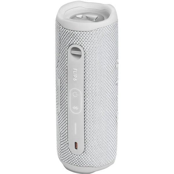 Портативная колонка JBL Flip 6 30 Вт, белый [jblflip6wht]